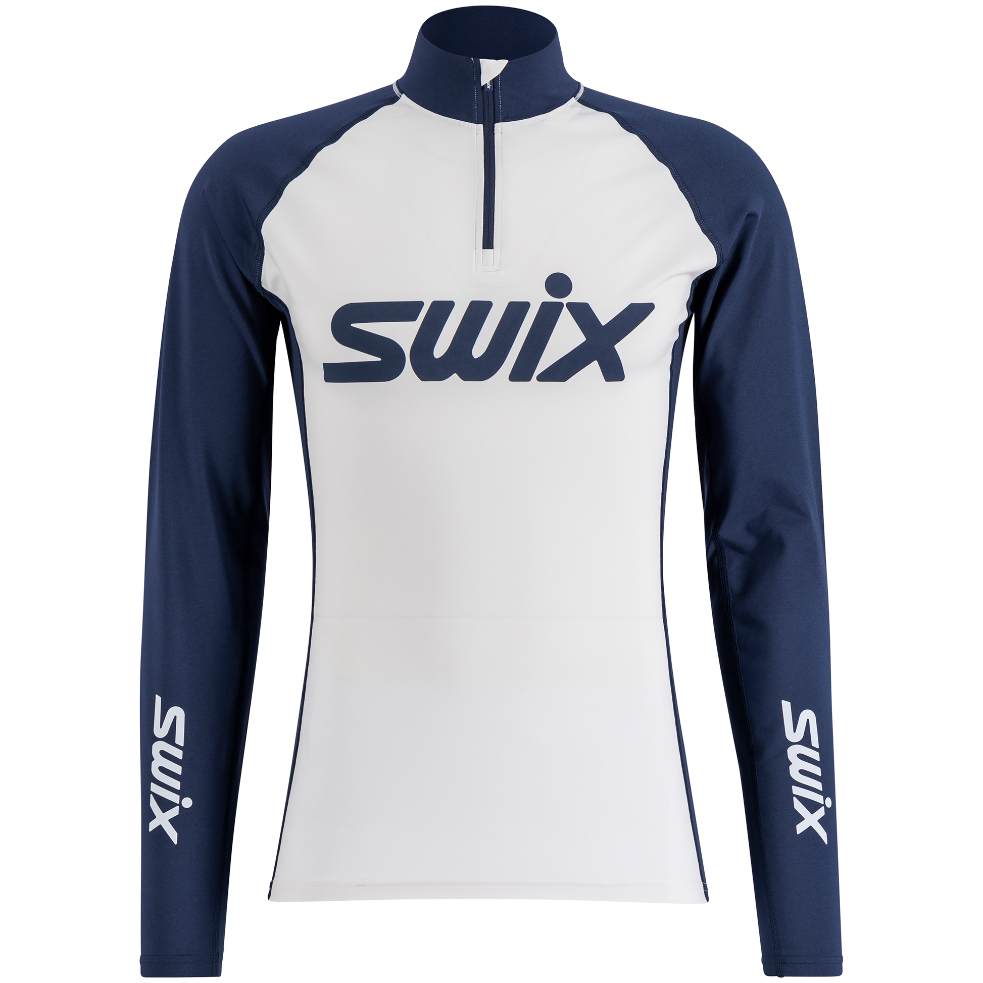 RaceX Dry Half Zip M - Bright White/Dark Navy