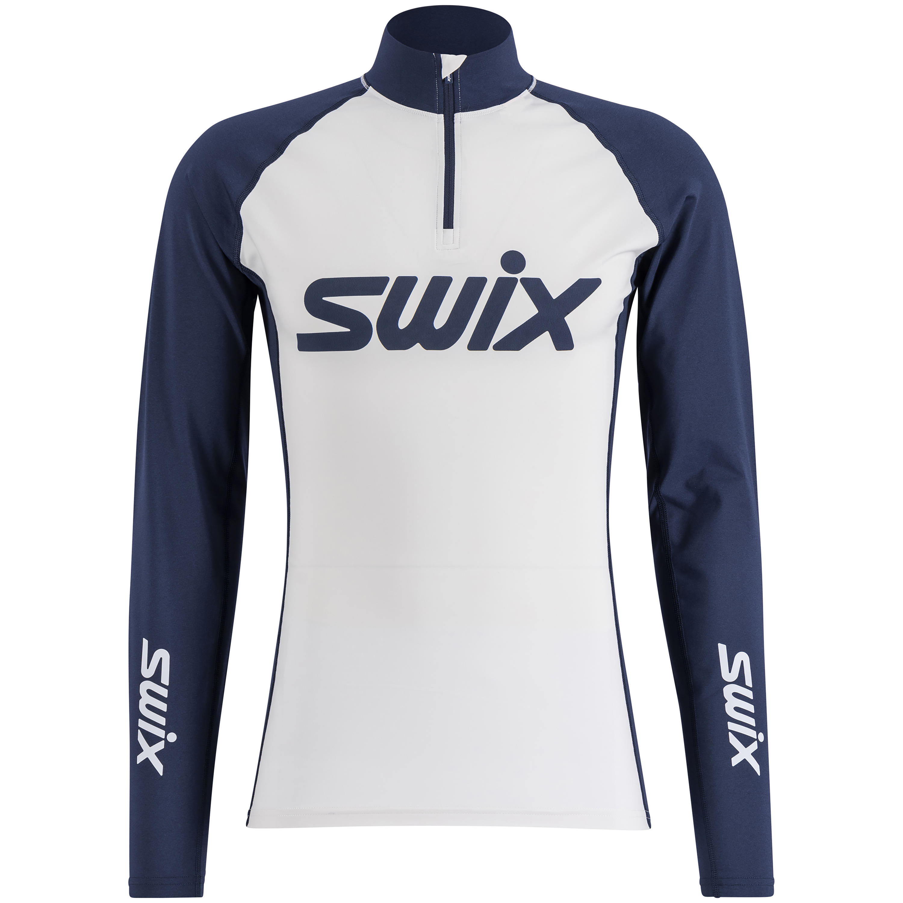 RaceX Dry Half Zip M - Bright White/Dark Navy