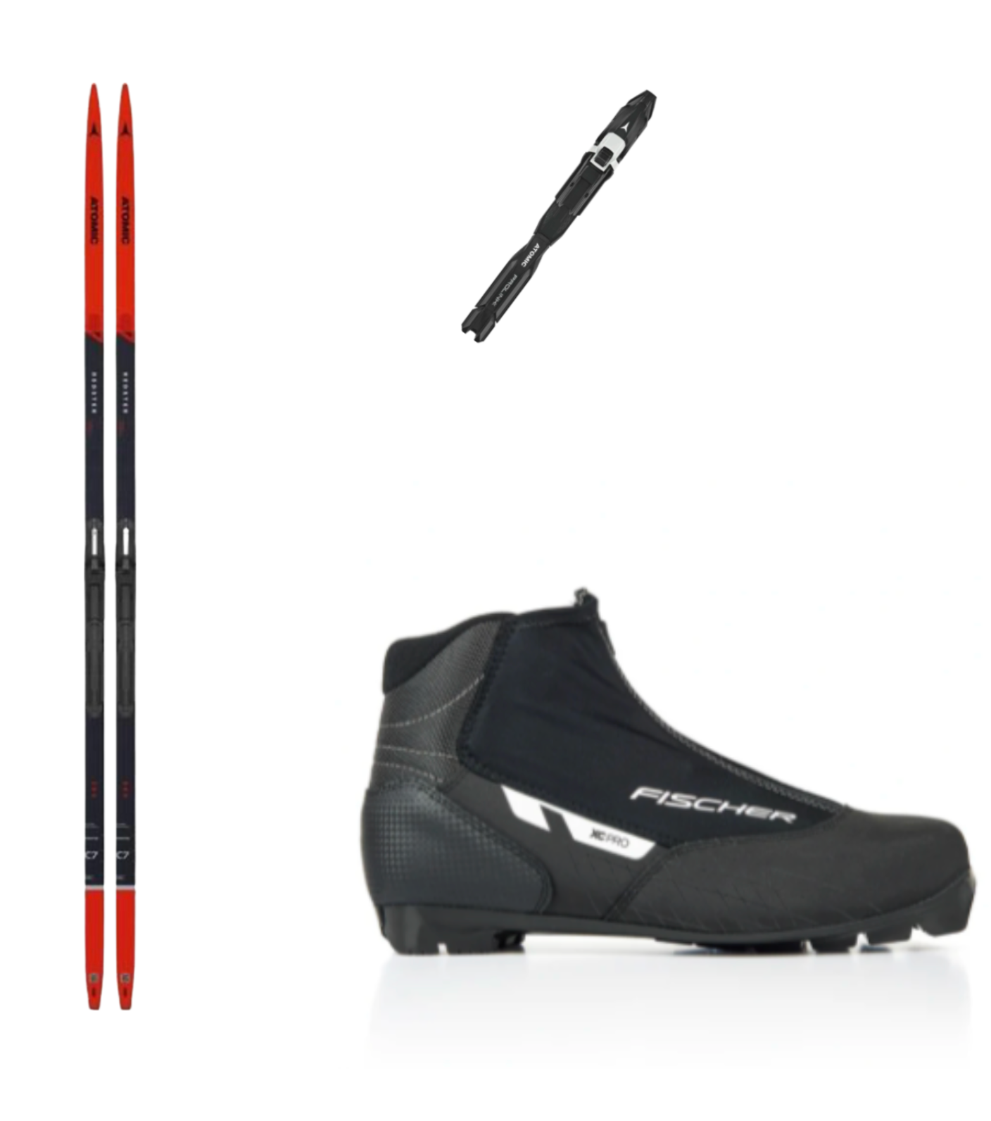 Atomic C7 SKIN med Bindning och pjäxor - Sporthandlarn