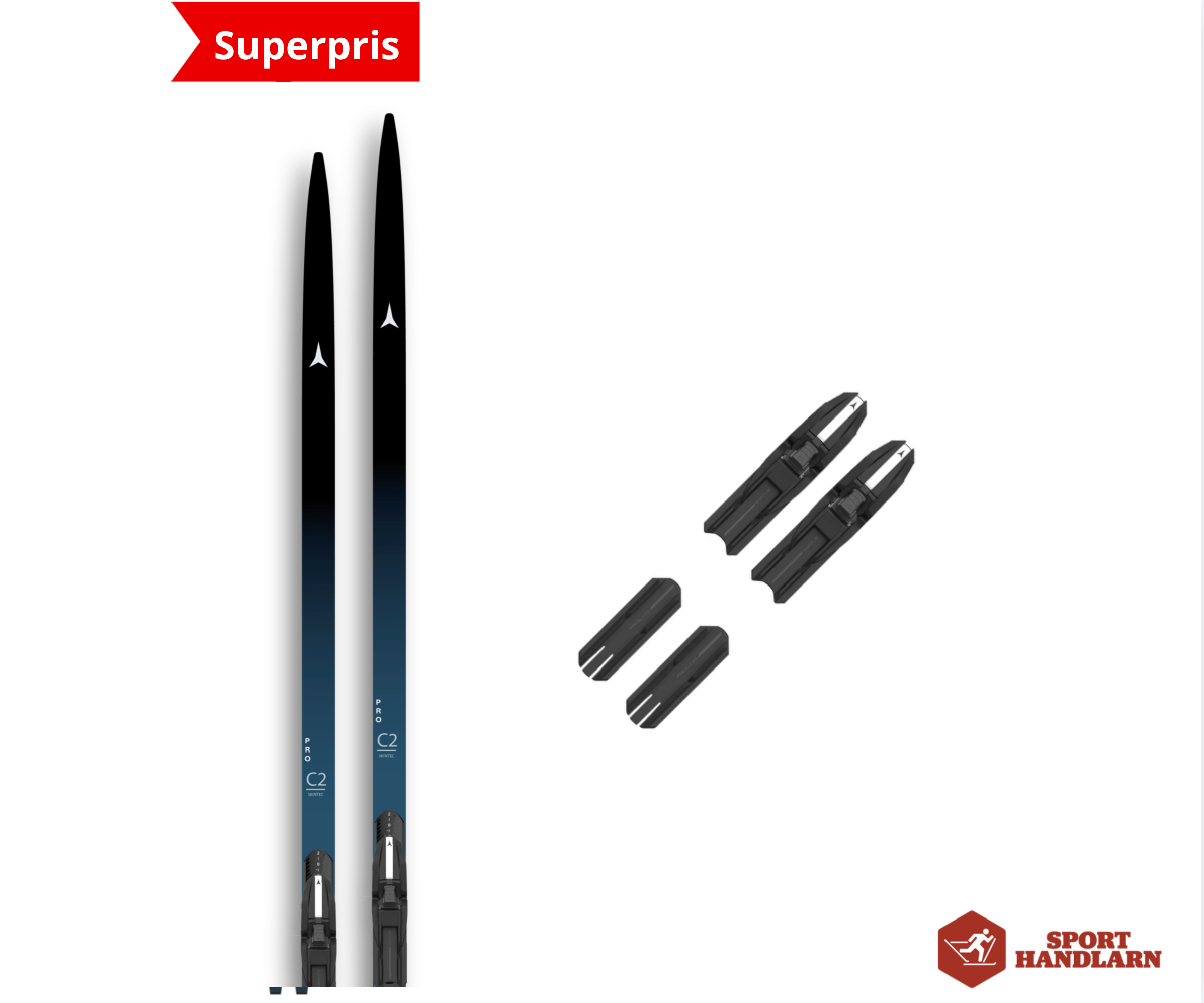 Atomic C2 Skin langrennspakke med bindinger og skistøvler