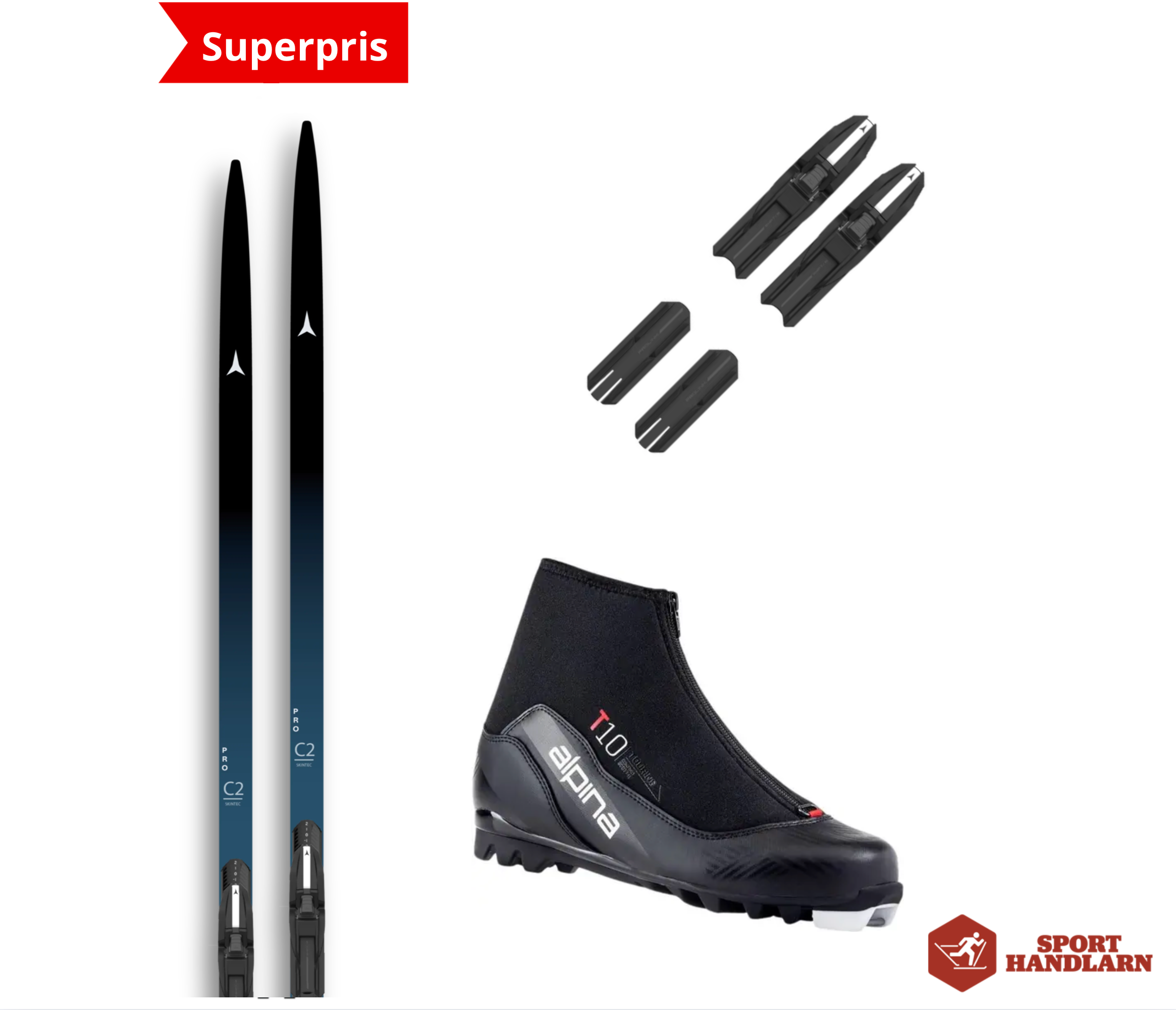 Atomic C2 Skin langrennspakke med bindinger og skistøvler 25/26